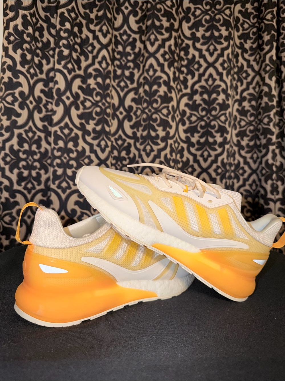 adidas Women’s Athletic Sneakers in Yellow and White
